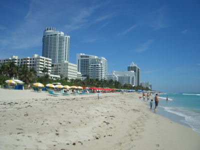 Strand in Miami Beach Strand in Miami Beach