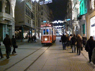 In der Nähe des Taksim-Platzes