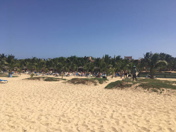 Strand am Riu Palace Cabo Verde auf Sal Strand am Riu Palace Cabo Verde auf Sal