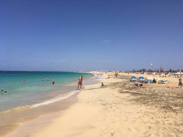 Badestrand am Riu Palace Cabo Verde