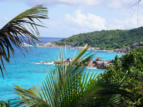 Blick auf Petite Anse und Grand Anse Blick auf Petite Anse und Grand Anse