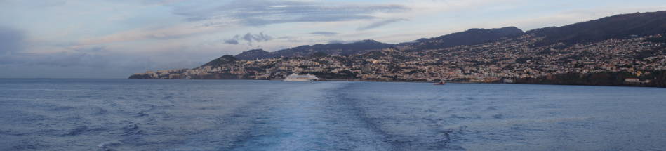 Panoramablick auf Madeira. Panorama Madeira