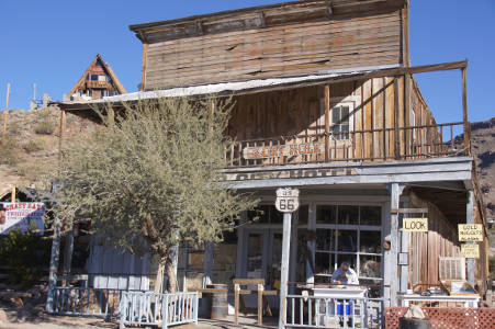 Oatman - typische Behausung Oatman - typische Behausung