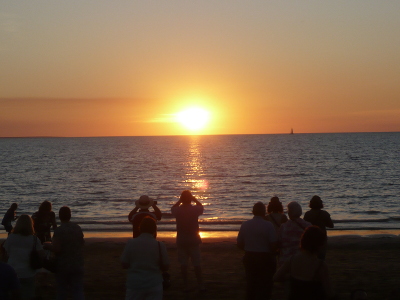 Sunset on Mindil Beach Sunset on Mindil Beach
