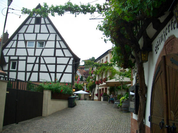 Winzergasse in Gleiszellen