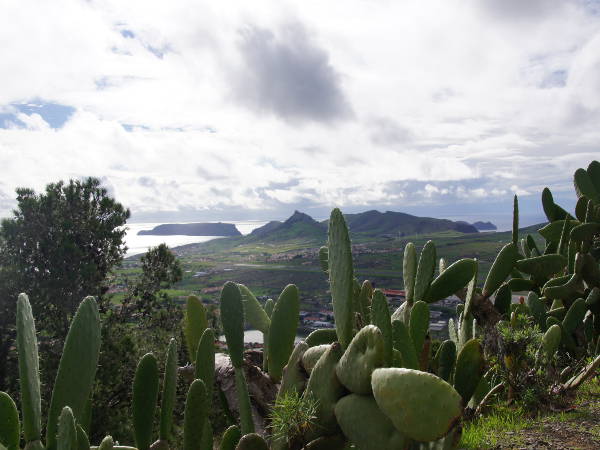 Porto Santo - Aussicht Blick über Porto Santo