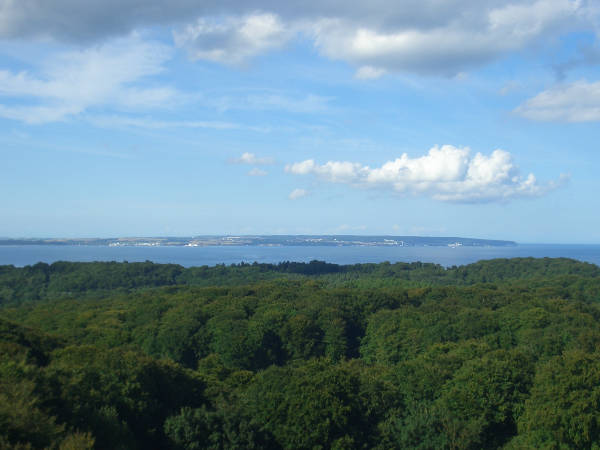 Blick vom Jagdschloss Granitz