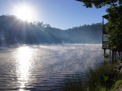 Sonnenaufgang am See